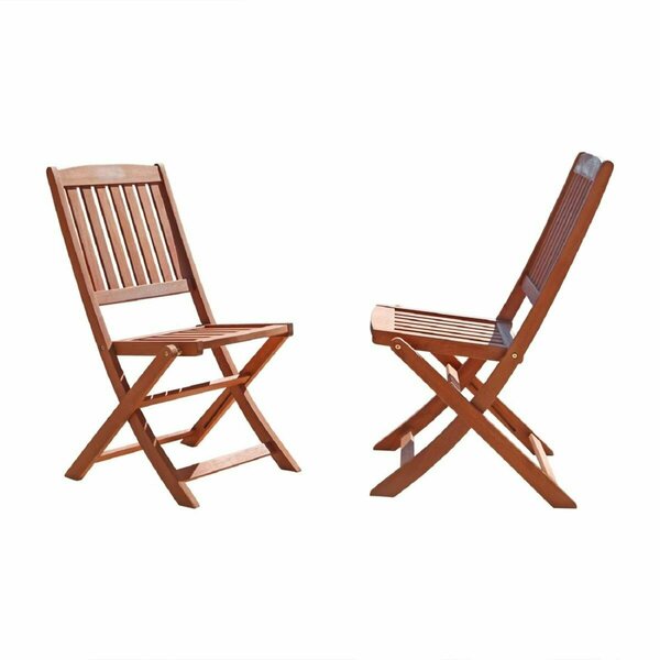 Homeroots 36 x 24 x 24 in. Brown Folding Chairs 389990